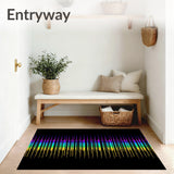 Pathway with Prismatic Light Bands (Yellow)