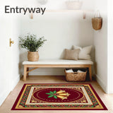 Festive Bells Holiday Semi Circle Entrance(Burgundy)