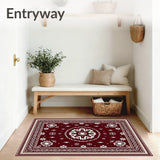 Festive Snowflake Wonderland Holiday Pathway Decoration(Red)