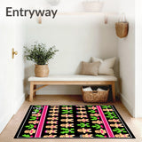 Peppermint Lane Gingerbread Gathering Whimsical(Brown)