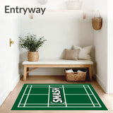 Badminton Court Smash Design(Green)