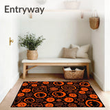 Halloween Haunt Spooky Spiderweb & Pumpkin Patch(Black)