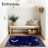 Mystical Moon Stars Galaxy Constellation (White)