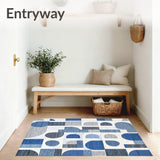 Abstract Braided Area Blue and Gray(Blue)