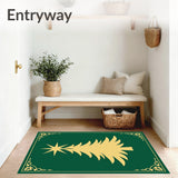 Festive Evergreen Holiday Centerpiece Decorative Flooring(Green)