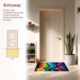 Dynamic Colorful Geometric Aesthetic(Yellow)