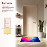 Abstract Whimsical Color Burst(Pink)