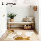 Desert Dune Beige Area Durable Non Shedding Floor Covering(Beige)