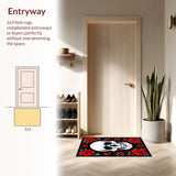 Striking Dark Floral Aesthetic(Red)