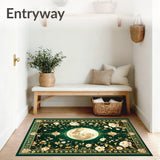 Floral Castle for Little Girl Room(Green)