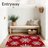 Magical Wintry Wonderland Decorative Surface Accent(Red)