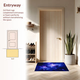 Mystical Space Inspired Artistic Touch(Blue)