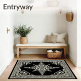 Sacred Meditation Foldable Compact Storage Spiritual Journey(Black)