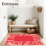 Nursery Dream Fluffy Comfort Plush Fuzzy Tender Touch(Red)