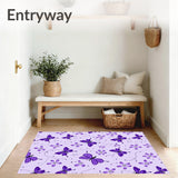 Whimsical Flying Insect Dance Illustration(Purple)