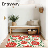 Botanical Garden Blossoms Artistic Enchanted Pathway(Red)