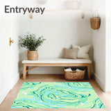 Celestial Dreamscape Swirl Tapestry(Green)