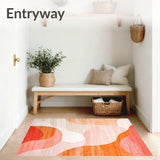 Coral Swirl with Finish and Non Slip Base(Red)