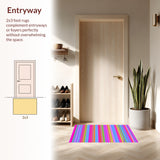 Vibrant Wave Motif(Pink)