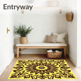 Flower Burst with Symmetrical Petal Arrangements(Yellow)