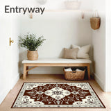 Vintage Medallion Interlacing Knot Exquisite Accent (Brown)