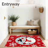 Frosty Wonderland Magical Snow Globe Decorative Accent(Red)