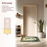 Rustic Ocean Wave Motif(Gold)