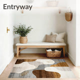 Neutral Showcasing Curved Shapes and Muted Metallic(Beige)