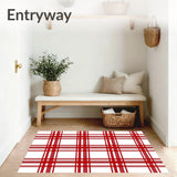 Timeless Highland Tartan Interlocking Design with Vintage Charm(Red)