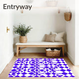 Classic Checkerboard with Dynamic Accents (Blue)