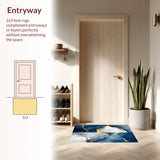 Lively Modern Streaked Color Palette(Blue)