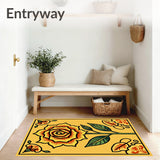 Artisan Bloom Lavatory Floor Accent(Yellow)