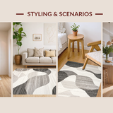 Sophisticated Wavy Linear Aesthetic(Gray)