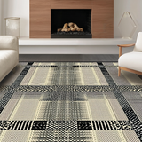 Ultra Soft Area Rug, Non Slip, Stain Resistant, Washable Area Rugs for Living Room, Bedroom, Trendy Abstract Animal Theme(Beige)