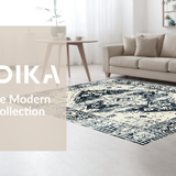 Elegant Neutral Geometric Harmony(Blue)