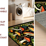 Chic Black and White Foliage(Red)