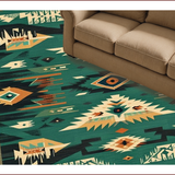 Eclectic Earthy Southwest Motif(Green)