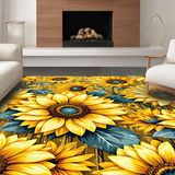 Playful Nature Inspired Round Motif(Yellow)