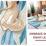 Vibrant Textured Farmhouse Design(Blue)