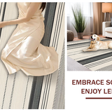 Elegant Modern Geometric Fusion(Beige)