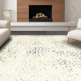 Ultra Soft Area Rug, Non Slip, Stain Resistant, Washable Area Rugs for Living Room, Bedroom, Cozy Textured Cream Shag(Beige)