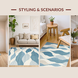 Sophisticated Blue Ripple Design(Blue)