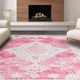 Gently Worn Timeless Geometric Style(Pink)