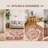 Eclectic Vibrant Patterned Elegance(Red)