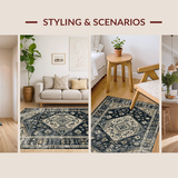 Elegant Ethnic Tapestry Motif(Black)