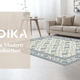 Elegant Floral Gray(Ivory)