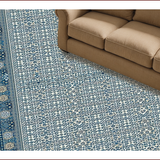 Ultra Soft Area Rug, Non Slip, Stain Resistant, Washable Area Rugs for Living Room, Bedroom, Soft Islamic Design Prayer Mat(Blue)