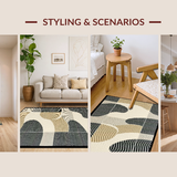 Modern Minimalist Oceanic Shape(Beige)