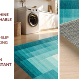 Chic Abstract Aqua Swirl(Blue)