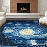 Minimalist Textured Round Accent(Blue)